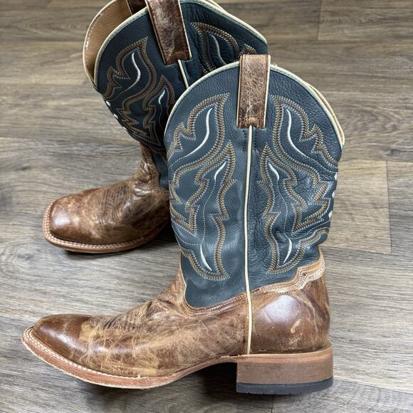 Cody James Western Boot Navy Men's Size 11.5 D Square Toe - Picture 1 of 16